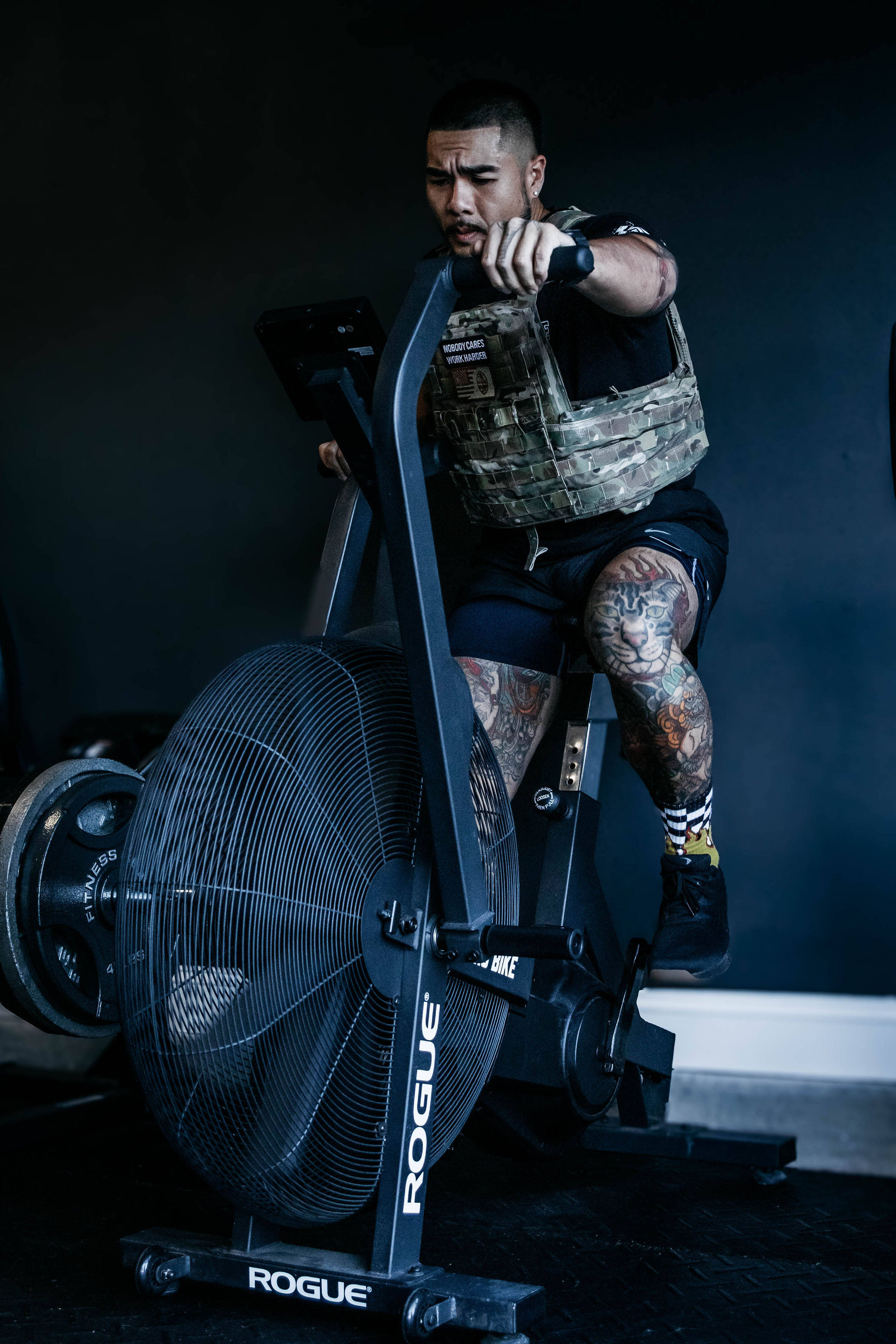 Air bike intense